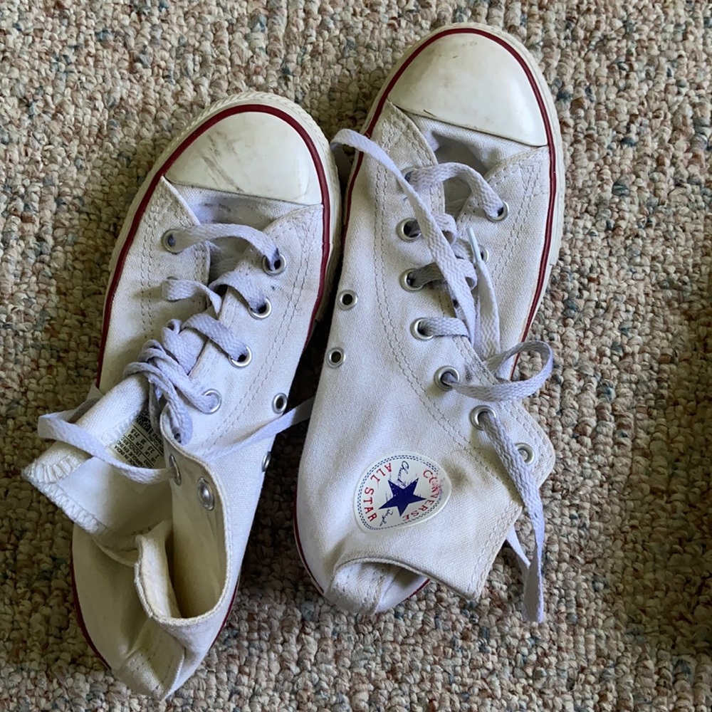White High Top Converse